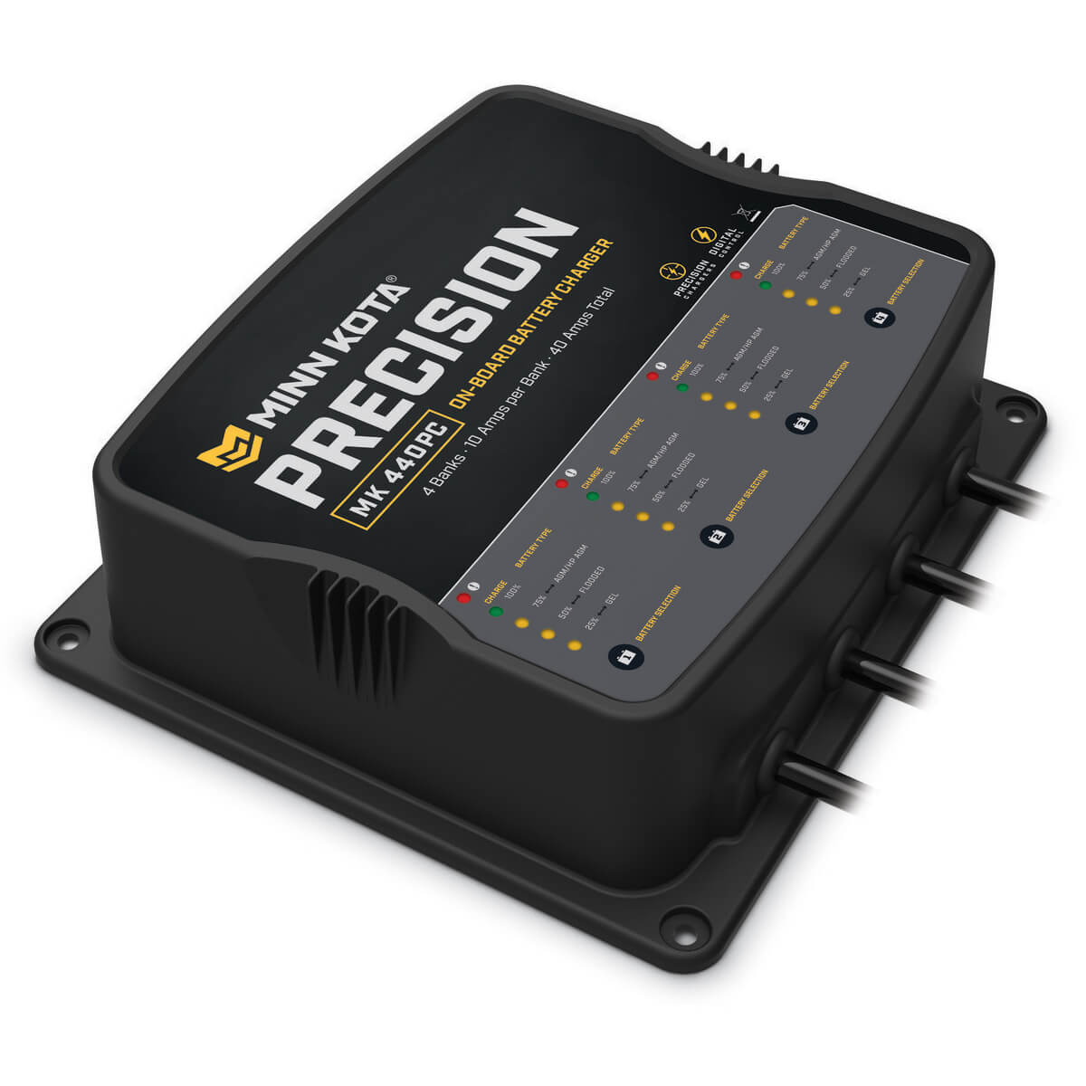 Minn Kota® 10 Amp Four Bank Precision Charger MK 440PC