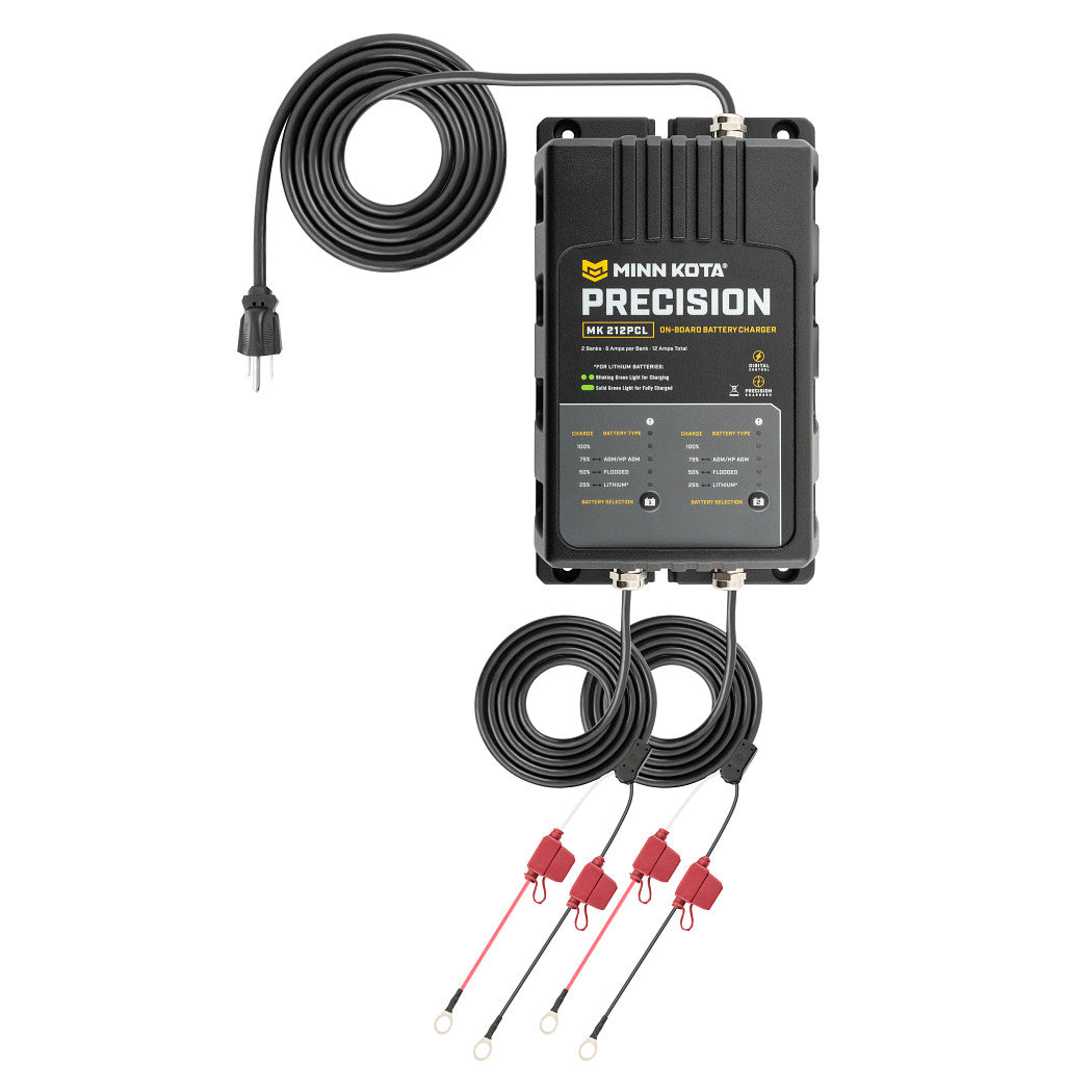 6 Amp Double Bank Precision Charger MK 212PCL – TrollingMotors.net