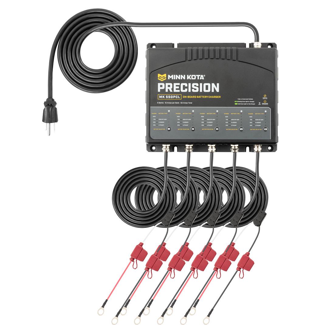 10 Amp Five Bank Precision Charger MK 550PCL – TrollingMotors.net