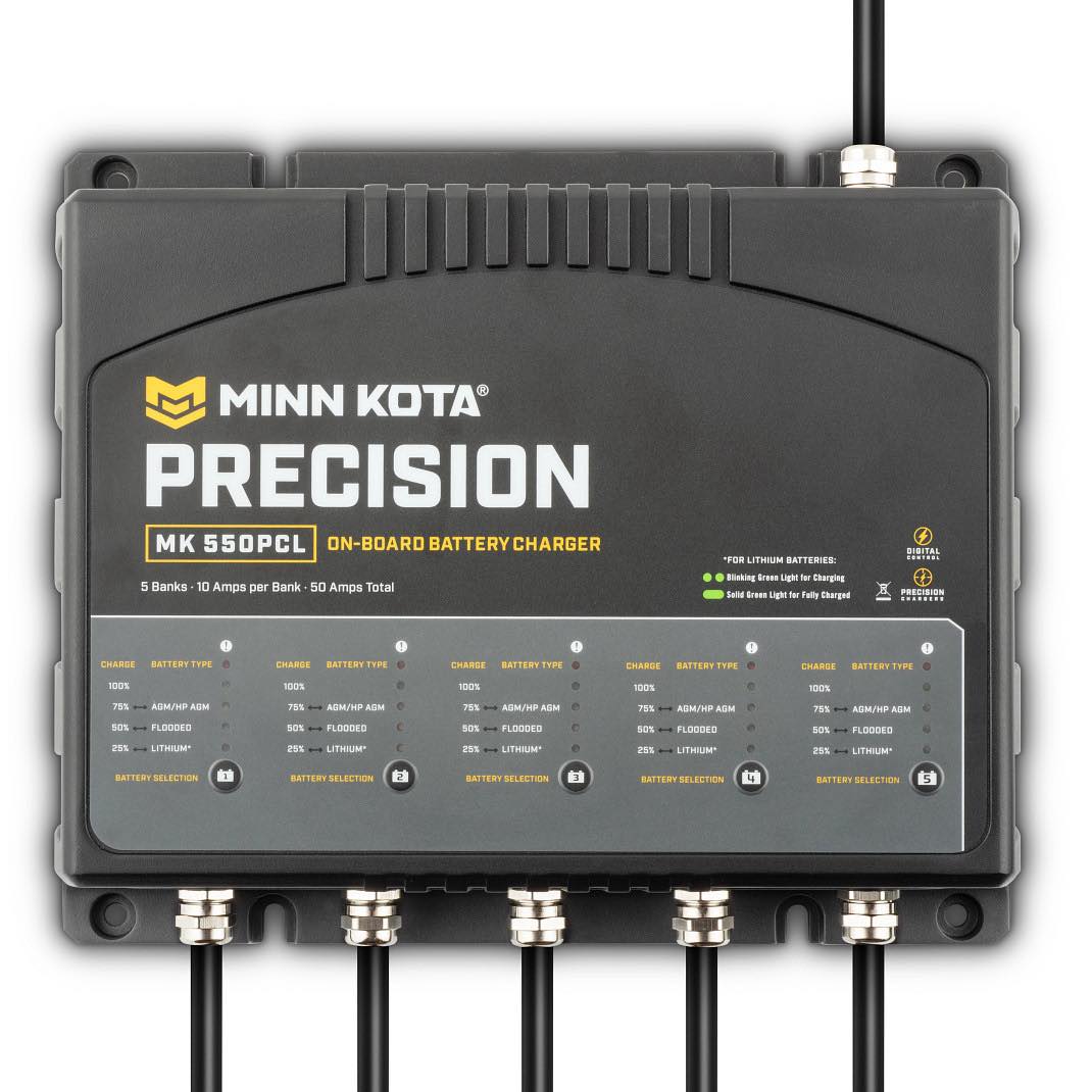 10 Amp Five Bank Precision Charger MK 550PCL – TrollingMotors.net