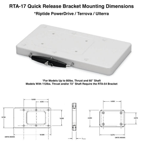Minn Kota® Riptide SP & ST Quick Release Bracket RTA-17