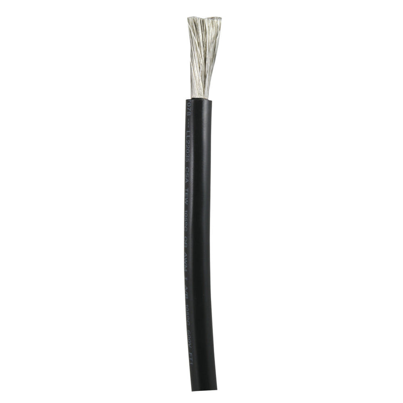 6 Gauge Marine Battery Cable 25' - Black - TrollingMotors.net